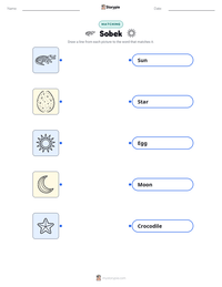Sobek printable worksheet preview