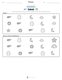 Sobek printable worksheet preview