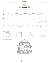 Sobek printable worksheet preview