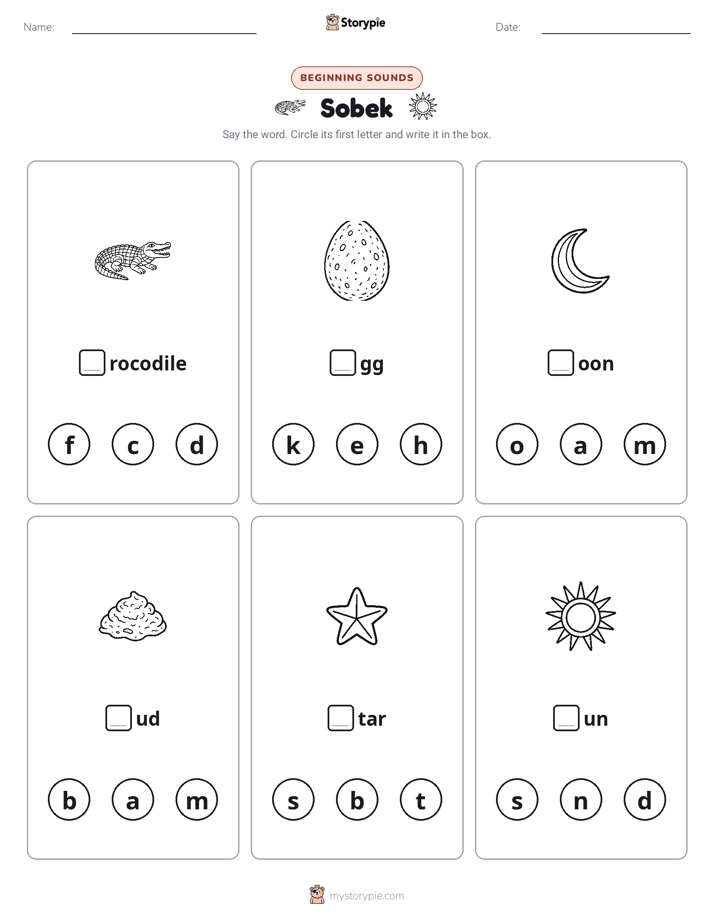 Beginning Sounds