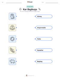 Kar Baykuşu çocuklar için yazdırılabilir çalışma sayfası