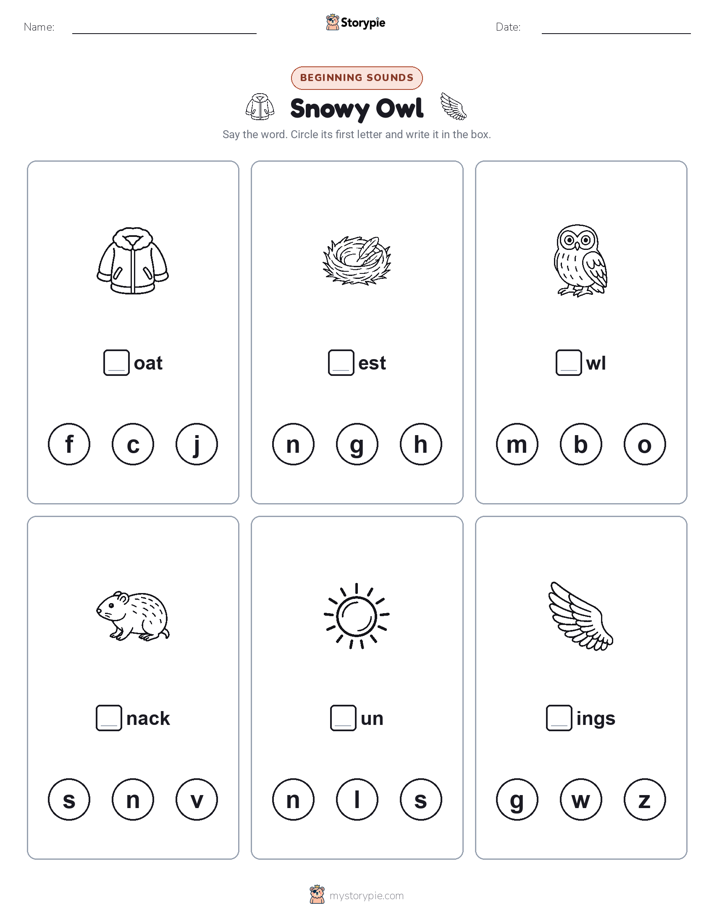 Beginning Sounds