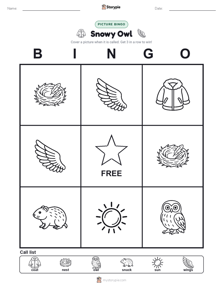 Picture Bingo