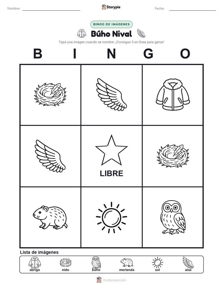 Bingo de Imágenes
