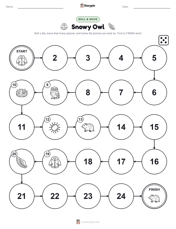 Roll & Move Game