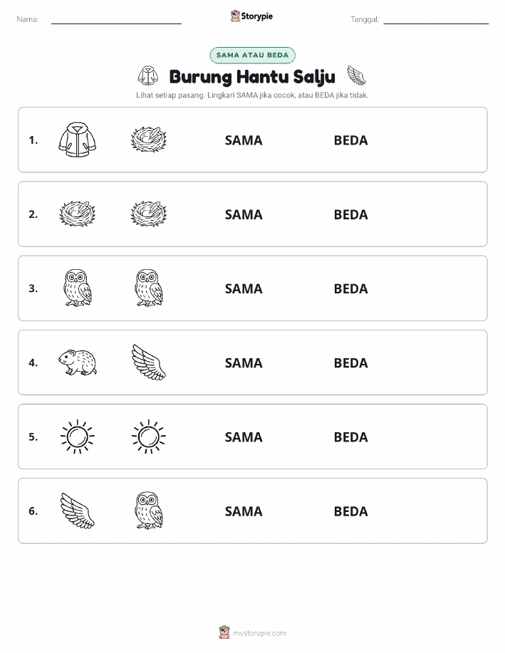 Sama atau Berbeda