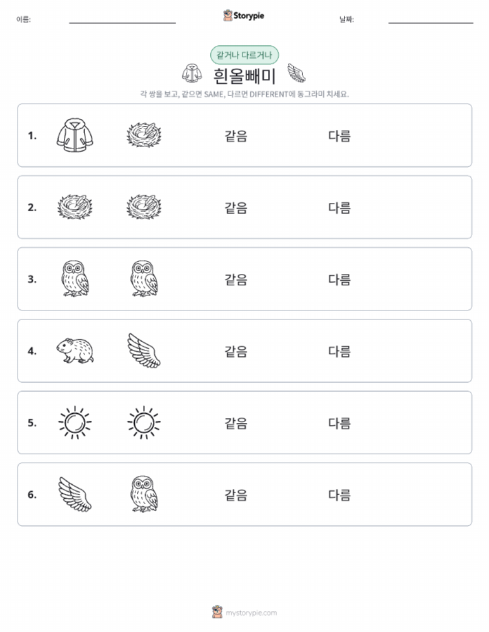 같은 것 또는 다른 것