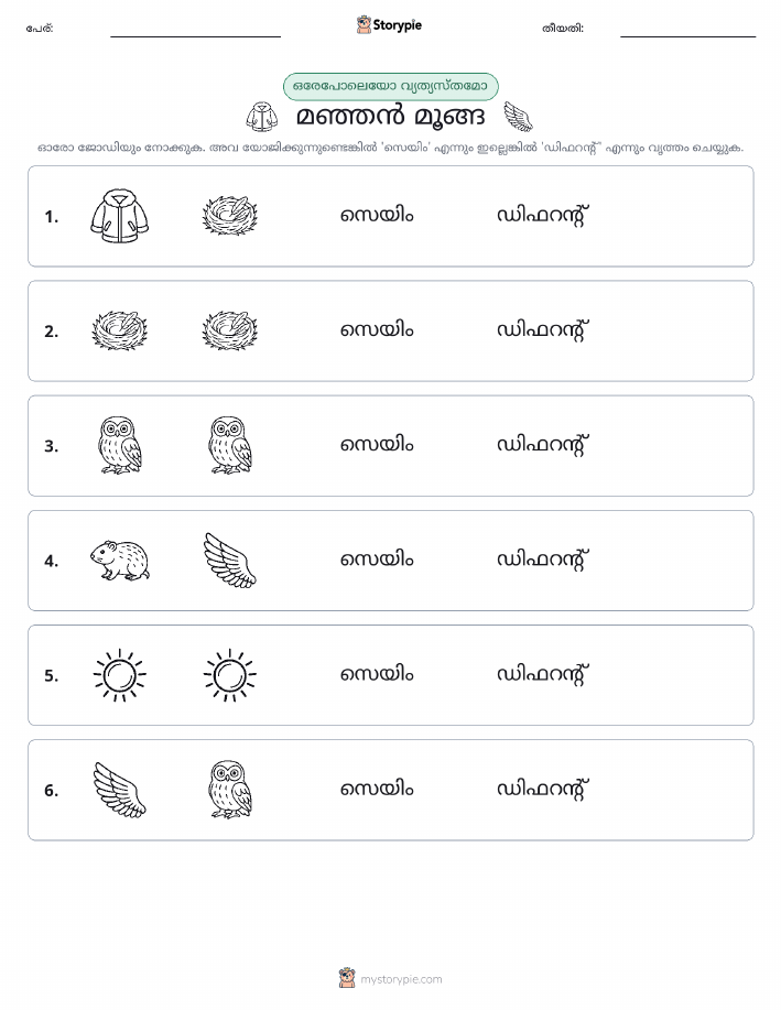 ഒന്നോ വ്യത്യാസമോ