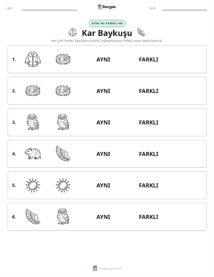 Aynı mı Farklı mı