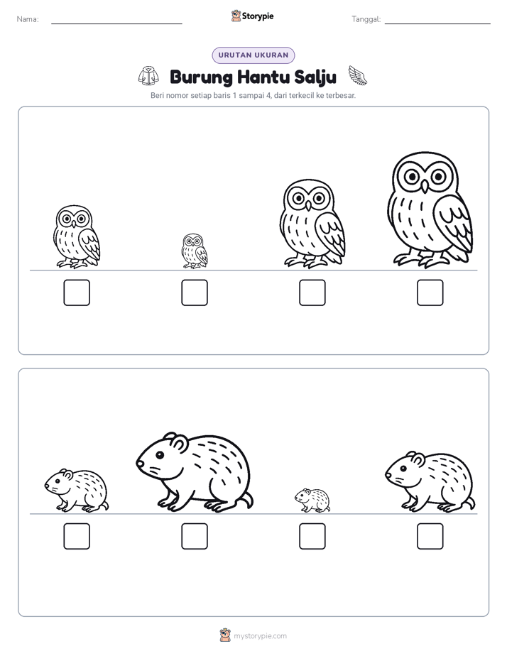 Urutan Ukuran