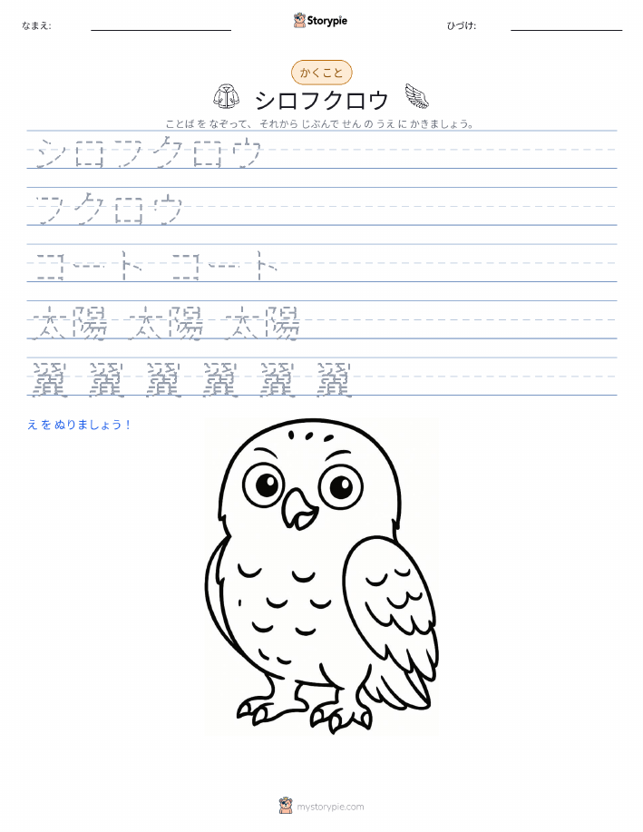書き取り練習