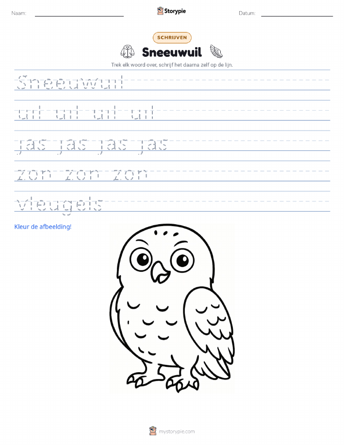 Schrijf Oefening