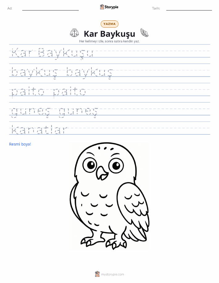 Yazma Pratiği