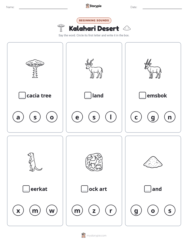 Beginning Sounds