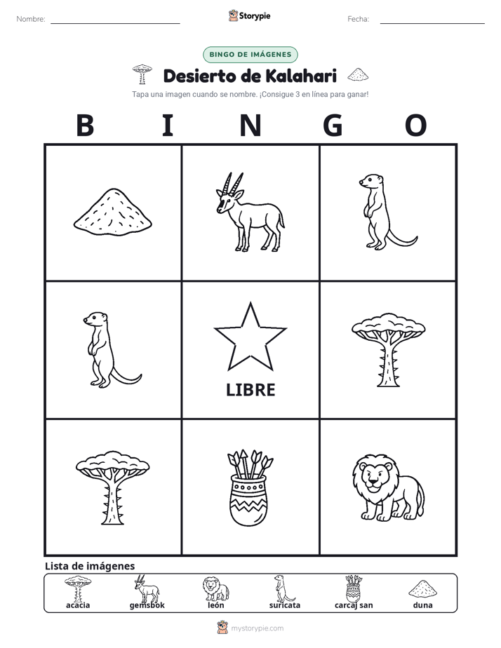 Bingo de Imágenes