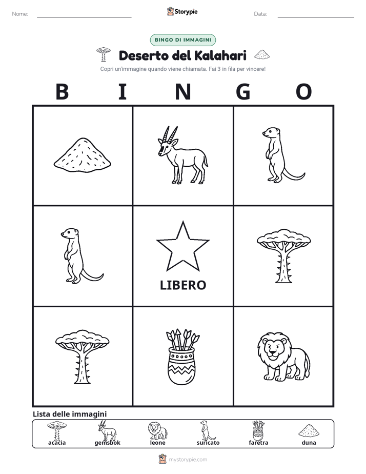 Bingo delle Immagini
