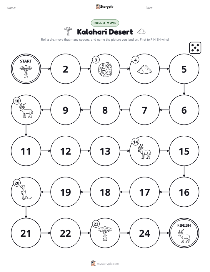 Roll & Move Game
