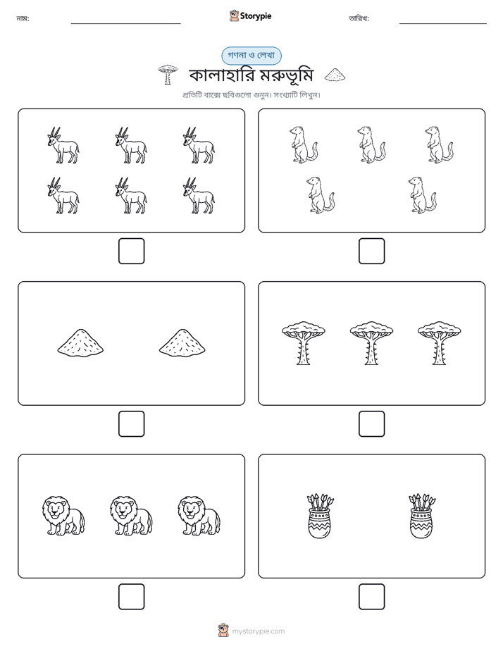 গণনা & লিখুন