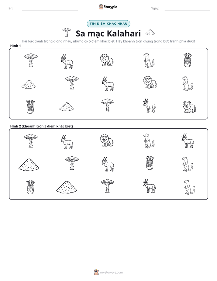 Tìm Sự Khác Biệt