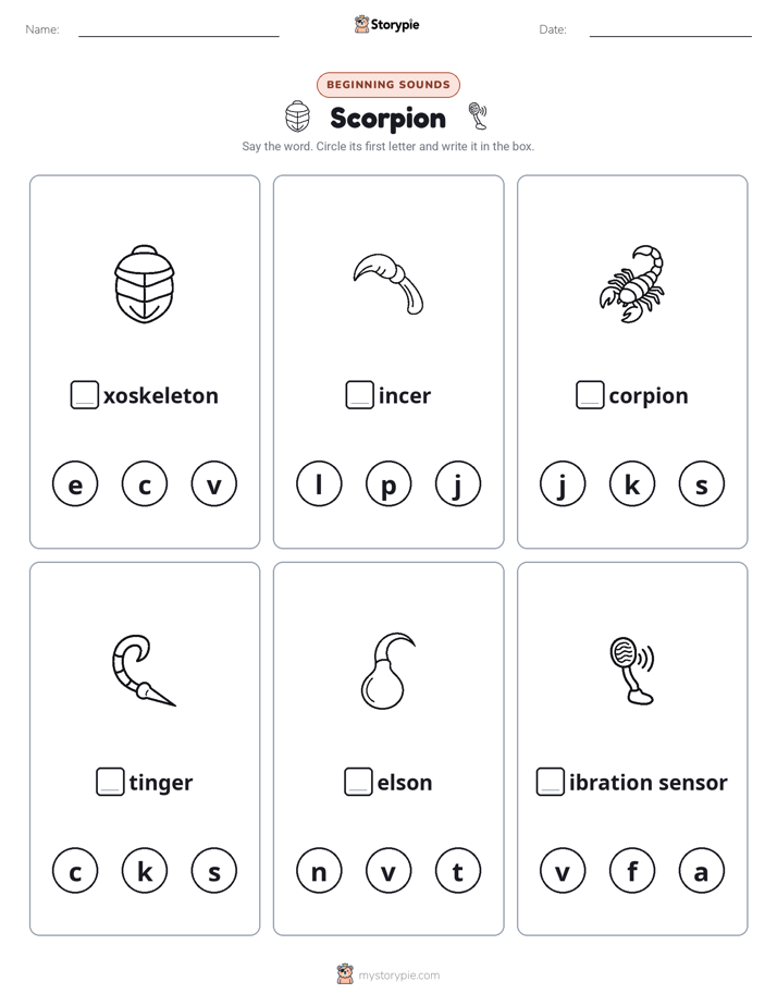 Beginning Sounds