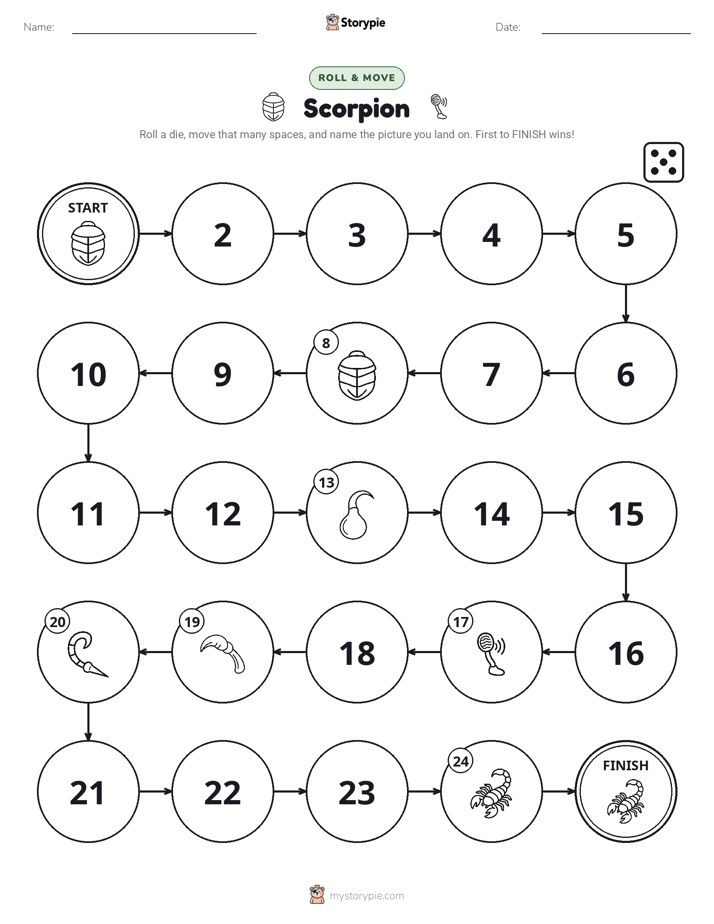 Roll & Move Game