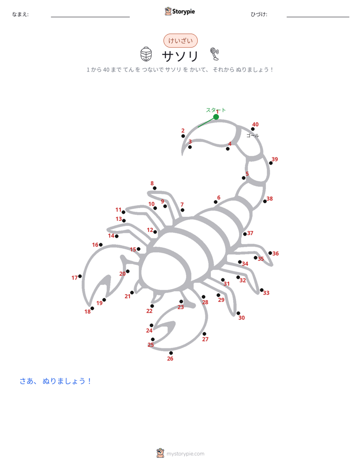点つなぎ