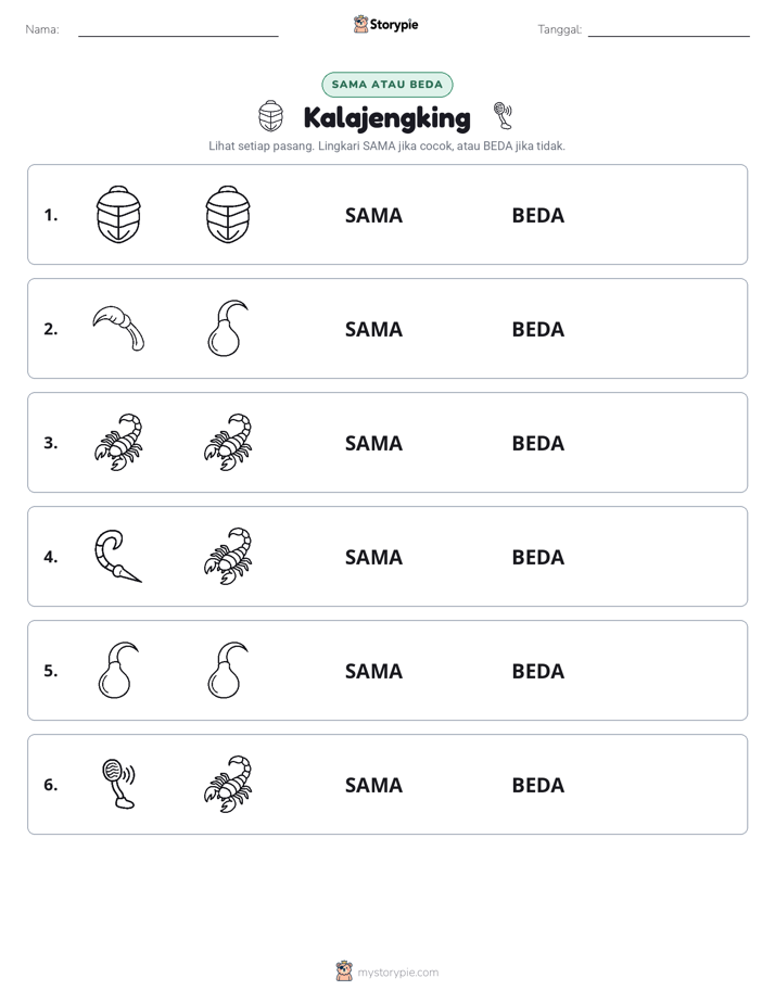 Sama atau Berbeda