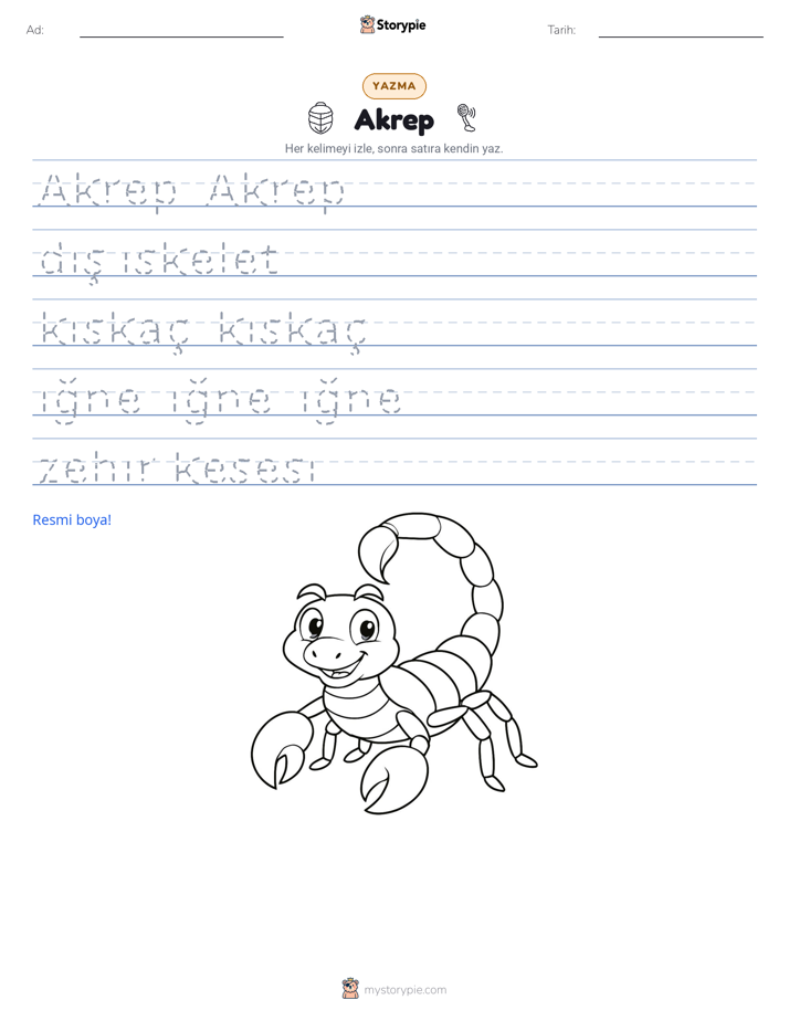 Yazma Pratiği