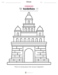 Sundarbans printable worksheet preview