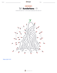 Sundarbans printable worksheet preview