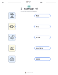 孙德尔本斯 可打印工作表预览