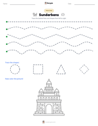 Sundarbans printable worksheet preview