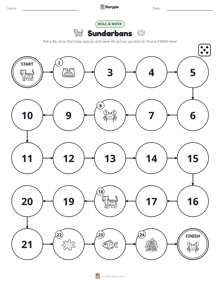 Roll & Move Game