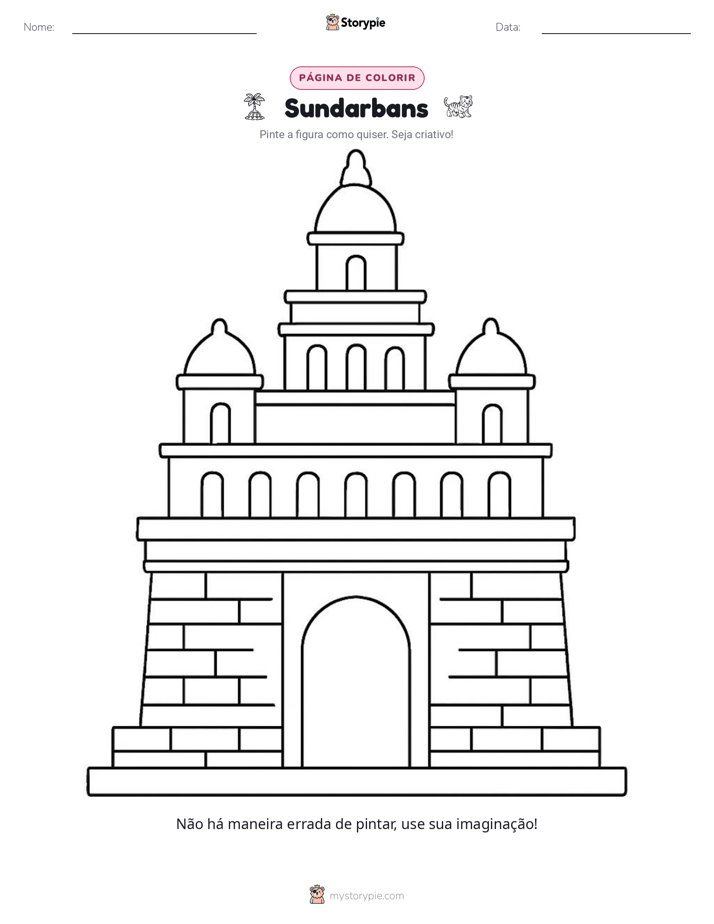 Página para colorir