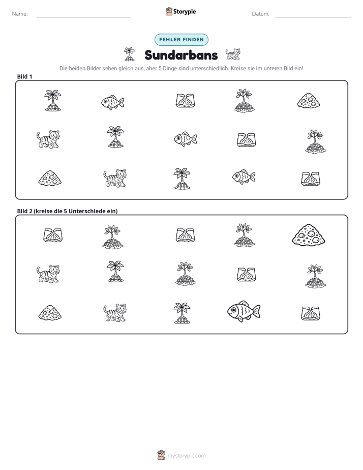 Finde den Unterschied