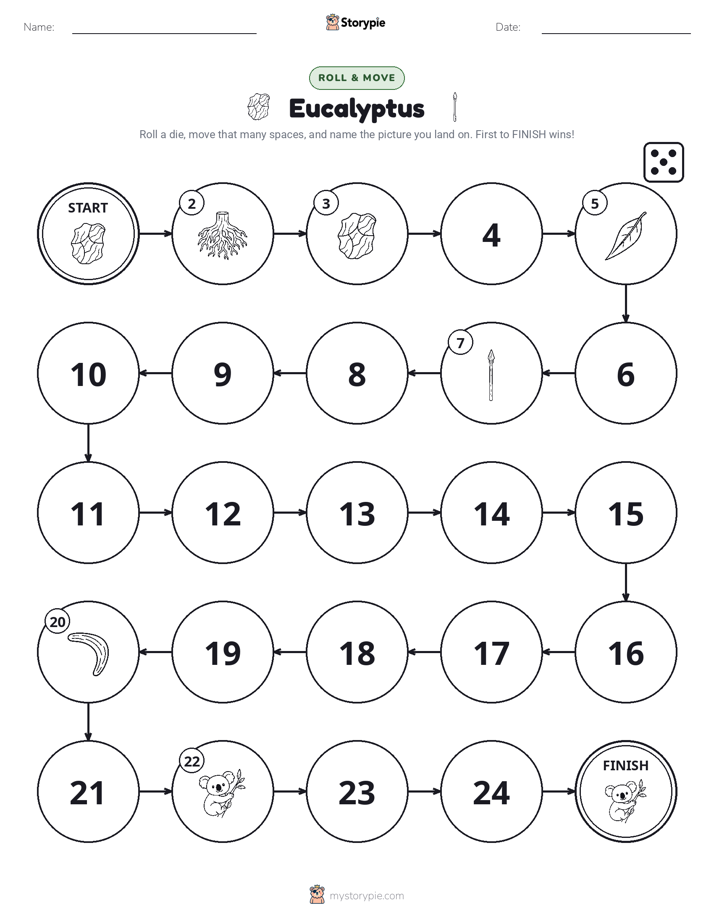 Roll & Move Game