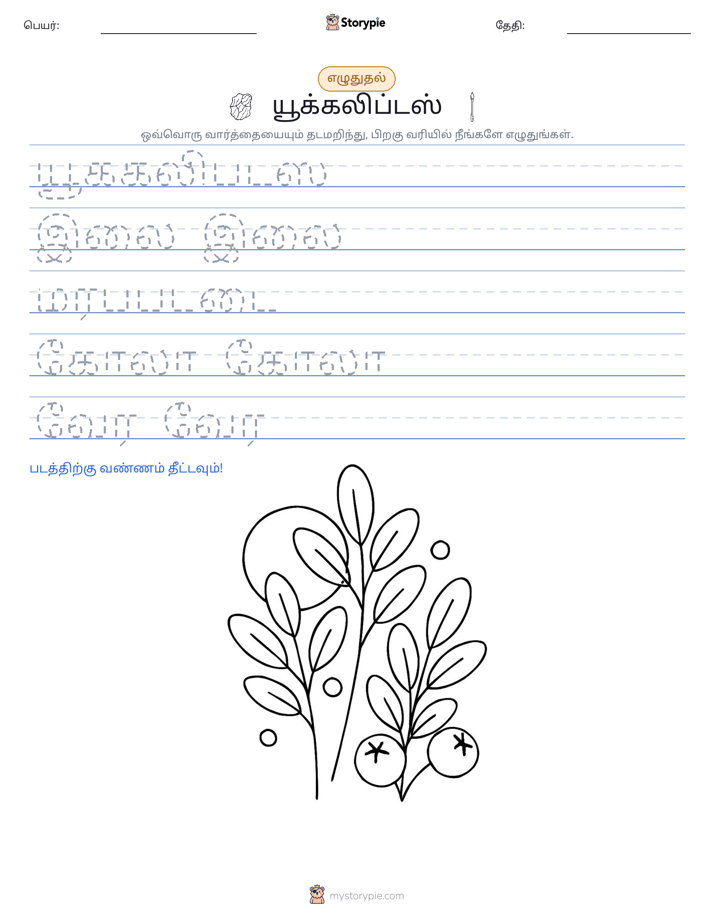எழுத்து பயிற்சி