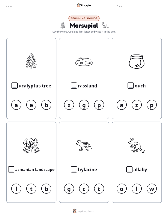 Beginning Sounds