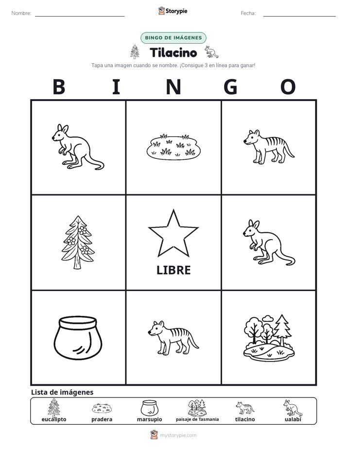 Bingo de Imágenes