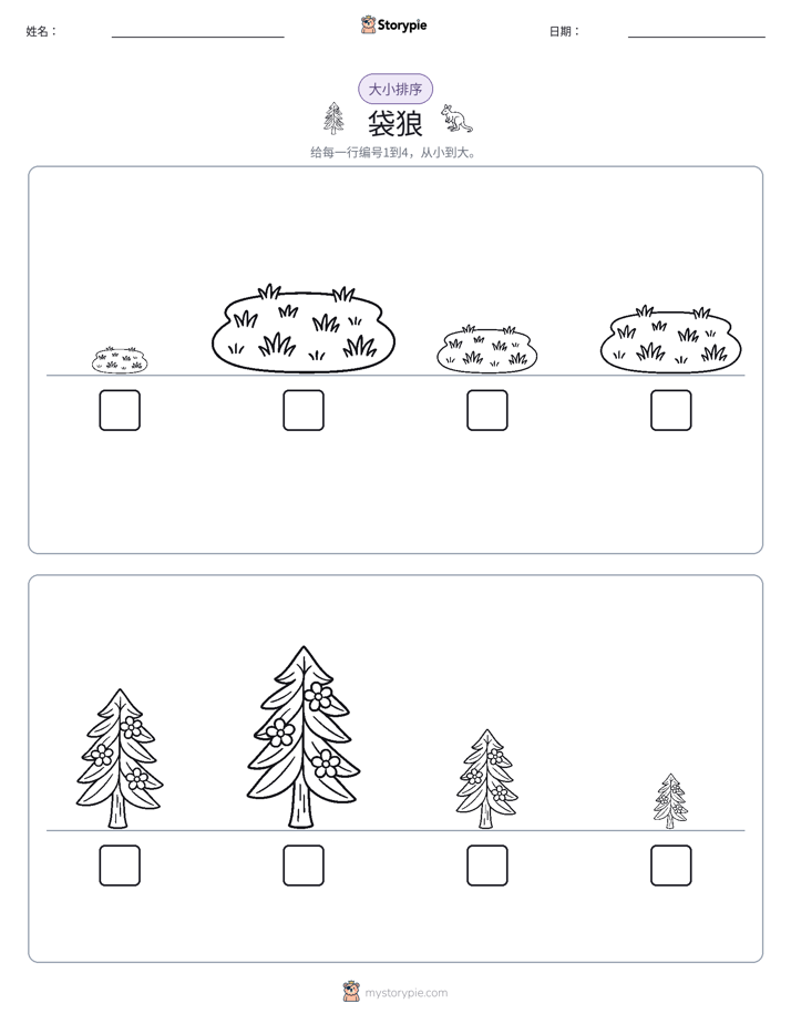 大小排序