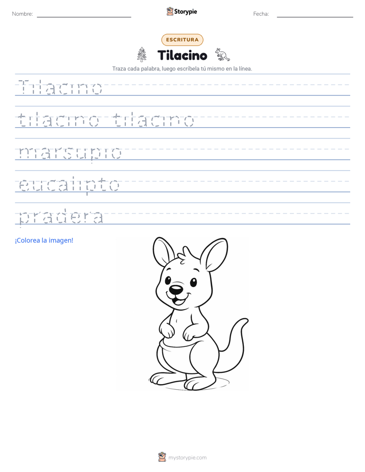 Práctica de Escritura
