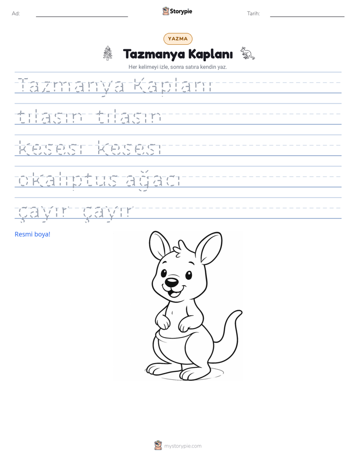 Yazma Pratiği