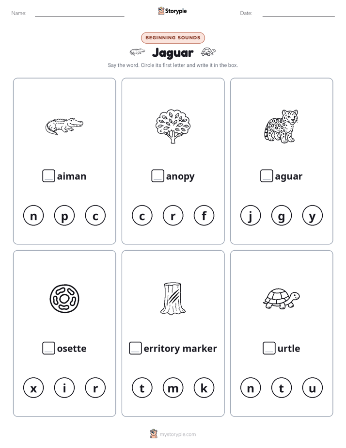 Beginning Sounds