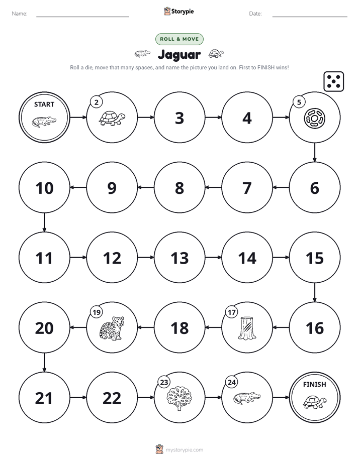 Roll & Move Game