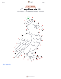 Anteprima della scheda stampabile di Aquila arpia