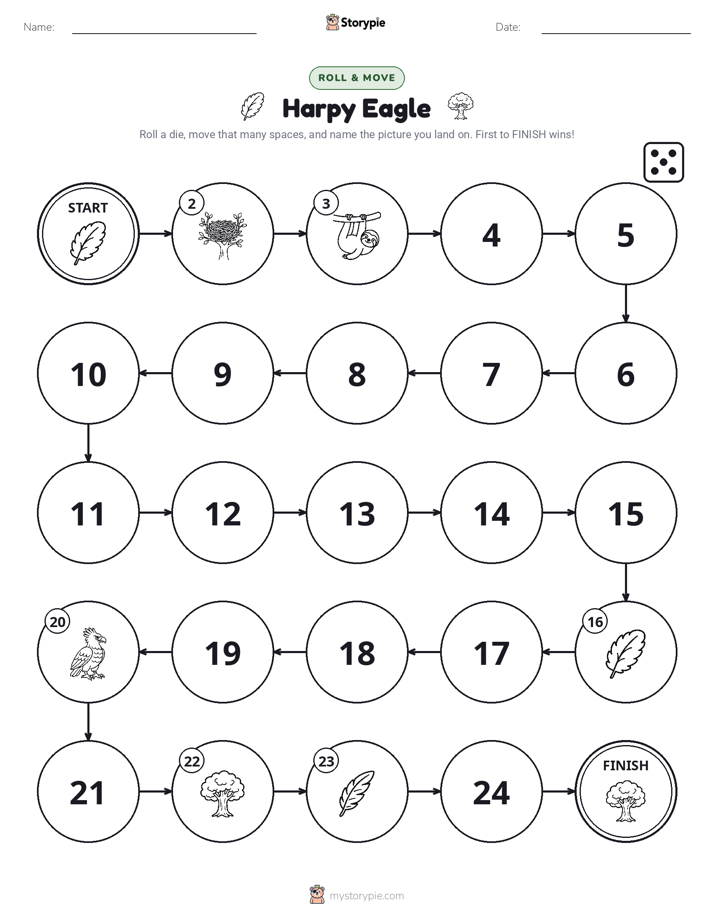 Roll & Move Game