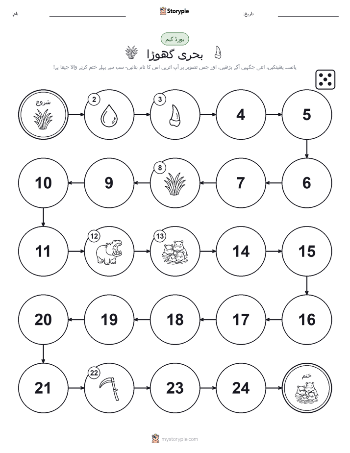 رول اور منتقل کریں کھیل