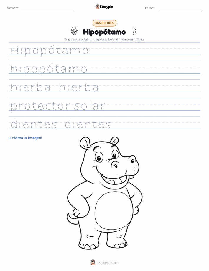 Práctica de Escritura