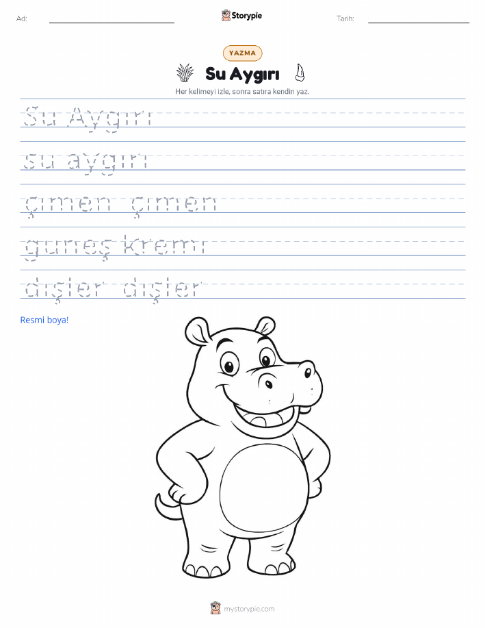 Yazma Pratiği