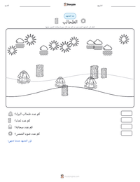 معاينة ورقة العمل القابلة للطباعة الطحالب